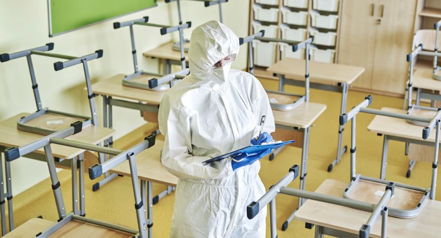 Απολύμανση σε σχολεία και παιδικούς Σταθμούς